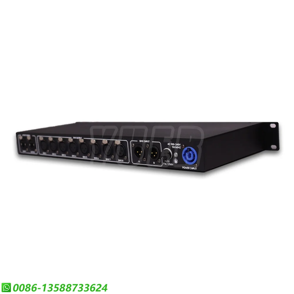 Artnet Dmx512 Converter Control 8 Port Signal Output 4096 Channels Dj Disco Party Stage Lighting Controller