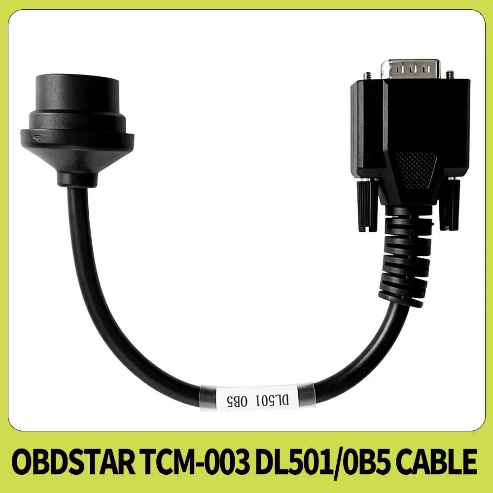 OBDSTAR TCM-003 DL501 0B5 Transmission TCU Cable for DC706 X300 Classic G3 Gearbox Read Write Clone Cables Programming Harness