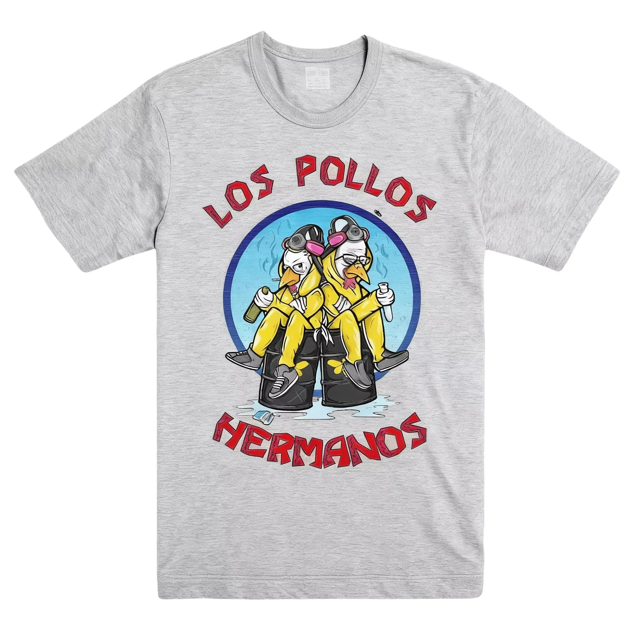 2026 Hip-Hop Streetwear Y2K T-Shirt TV-Serie Breaking Bad Los Pollos Hermanos Lustige Hühnerbrüder Herren Damen Beliebte T-Shirts Tops – Detail 5