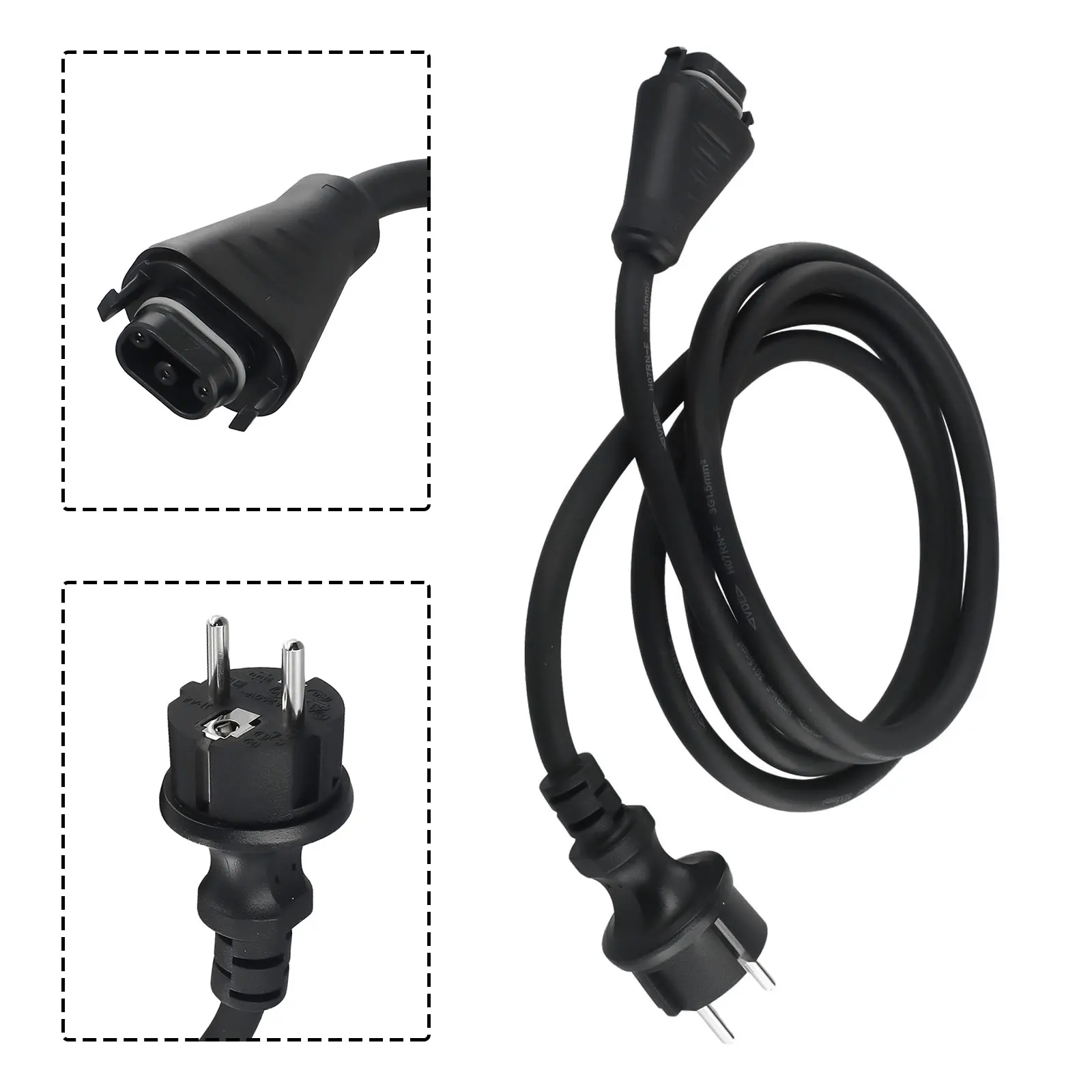 1pcs Cable With Field Connector H07RN-F 3x1.5mm For Hoymiles HMS Connection Cable Field Connector Plug&Play PV Adapter Clable