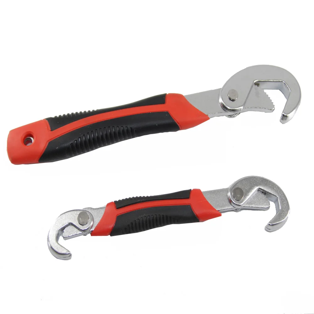 2 Pcs Multi Fonction Clé Universelle Rapide Snap Souple Poignée Ménage Plomberie Tuyau Utilisant Clé À Molette Ensemble