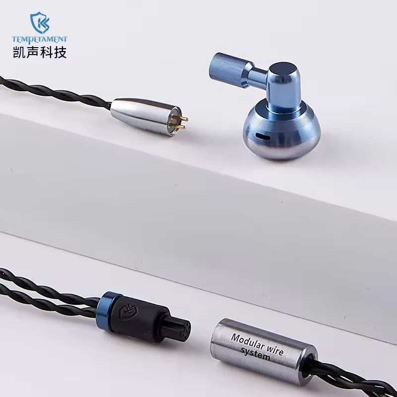 Temperament DM7S 137 Reference-Grade Hi-Fi Audiophile Open-Back Earbuds - Mid-to-High Impedance Gaming Earphones