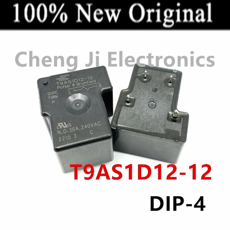 5PCS/Lot    T9AS1D12-12 、T9AS1D12-24     DIP-4   New original universal power relay   12VDC 、24VDC  1-1393210-3 、1-1393210-8