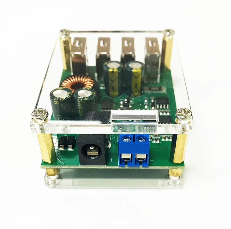 Step-down Module 12V24v36V48V60V to 5V/5A High-power Solar Vehicle Battery Power Converter