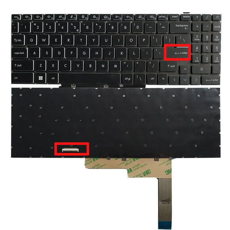 

US Per Key Backlit Keyboard for MSI Creator Z16 B12UHS B12UHST B12UHT(MS-15G1)