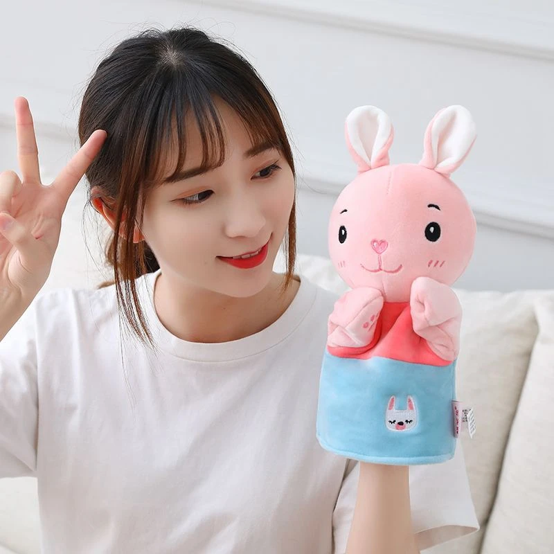 25cm Pluszowa maskotka w kształcie zwierzątka, ułatwiająca uspokojenie, idealna jako prezent dla przedszkolaka, rekwizyt do aktywności rodzic-dziecko i opowiadania historii.