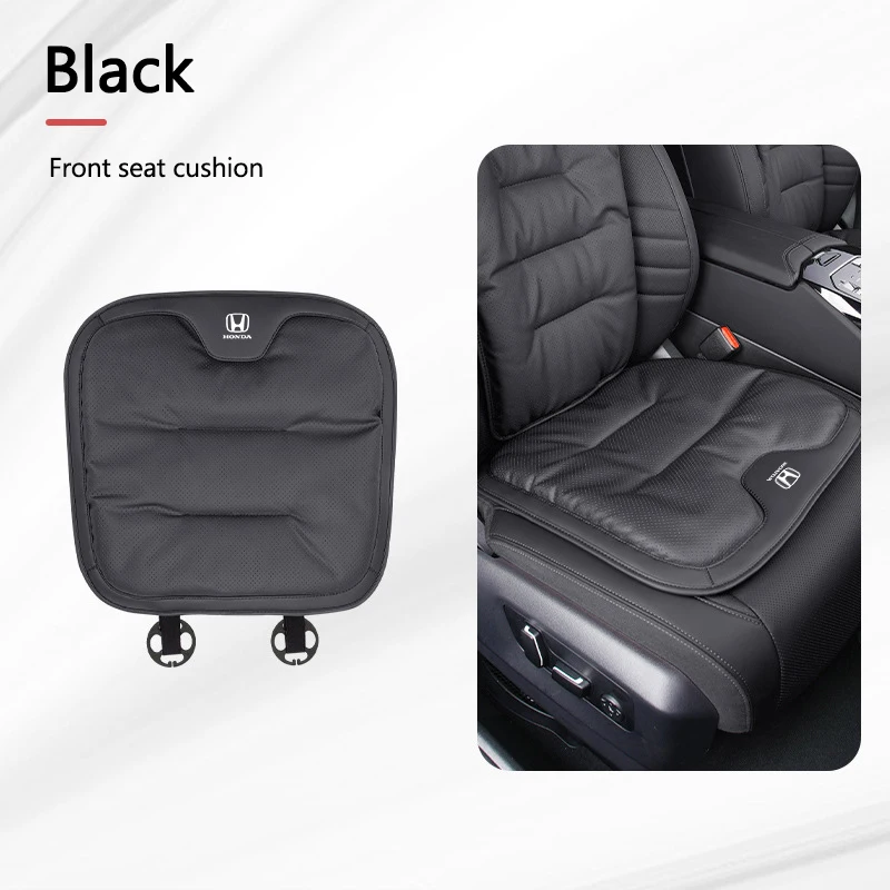 Car Breathable Seat Cushion Velvet Pads Rear Seat Cover Stickers For Honda Mugen Power Civic Accords CRV Hrv Jazz CBR VTEC VFR image 3