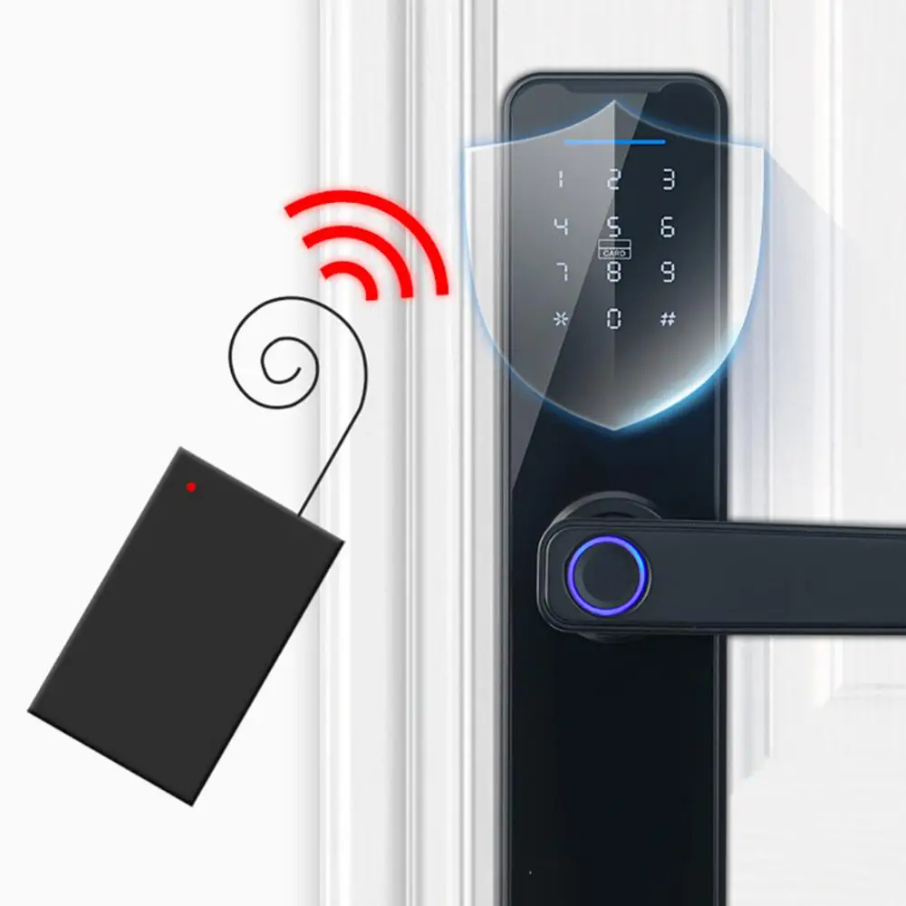 Tuya WiFi Smart fingerprint lock door lock Electronic With Smart Card Password Key Unlock USB Emergency Charge anti-theft door