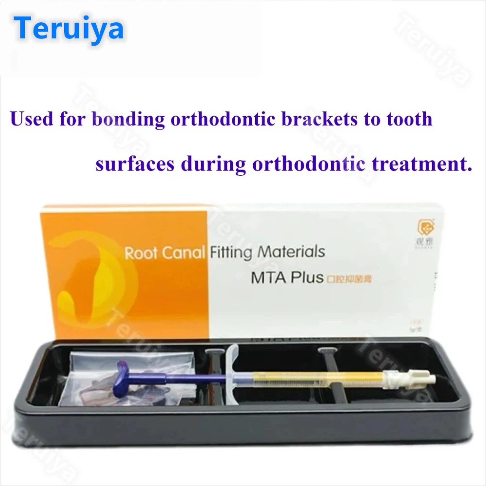 MTA Plus Endodontic Repair Cement 1g Syringe - Dental Root Canal Filling Sealing Liner for Professional Dentistry Treatment