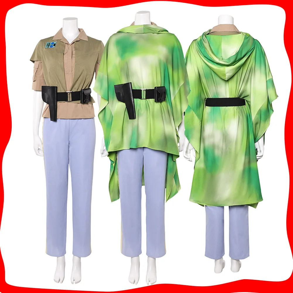 

Leia Cosplay Camouflage Version Suit Costume 1983 Movie Return Jedi Disguise Clothing for Women Halloween Carnival Party Suit