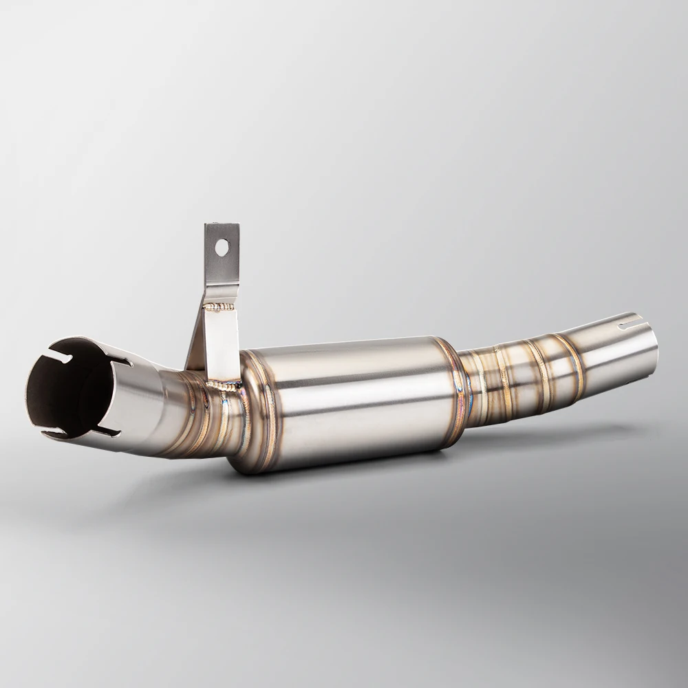 

Motorcycle Slip-on Line Exhaust Stainless Middle Link Pipe connect original muffler For Benelli Leoncino 500 TRAIL BJ500