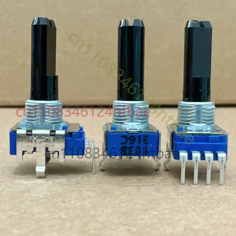 For 50PCS ALPS RK11 103B Single Turn Potentiometer 4Pin With Midpoint Fit Pioneer DDJ-400 DDJ-FLX6 Volume Knob Replacement