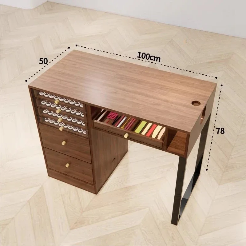 

Office Nail Manicure Table Nails Masa Manichiura Onicecnica Desk Cheap Manicurist Table Salon Nail Table Designer Pink Furniture