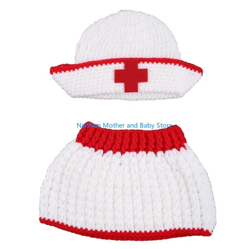 

Infant Photography Props Outfit Photo Clothes Universal Size Baby Shower Birthday Cosplay Party Supply 2Pcs