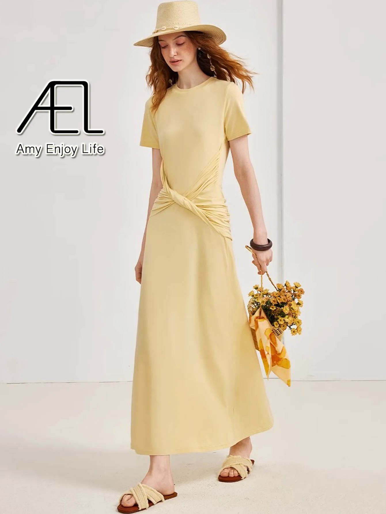 Ael Knitted Long Dr… - image