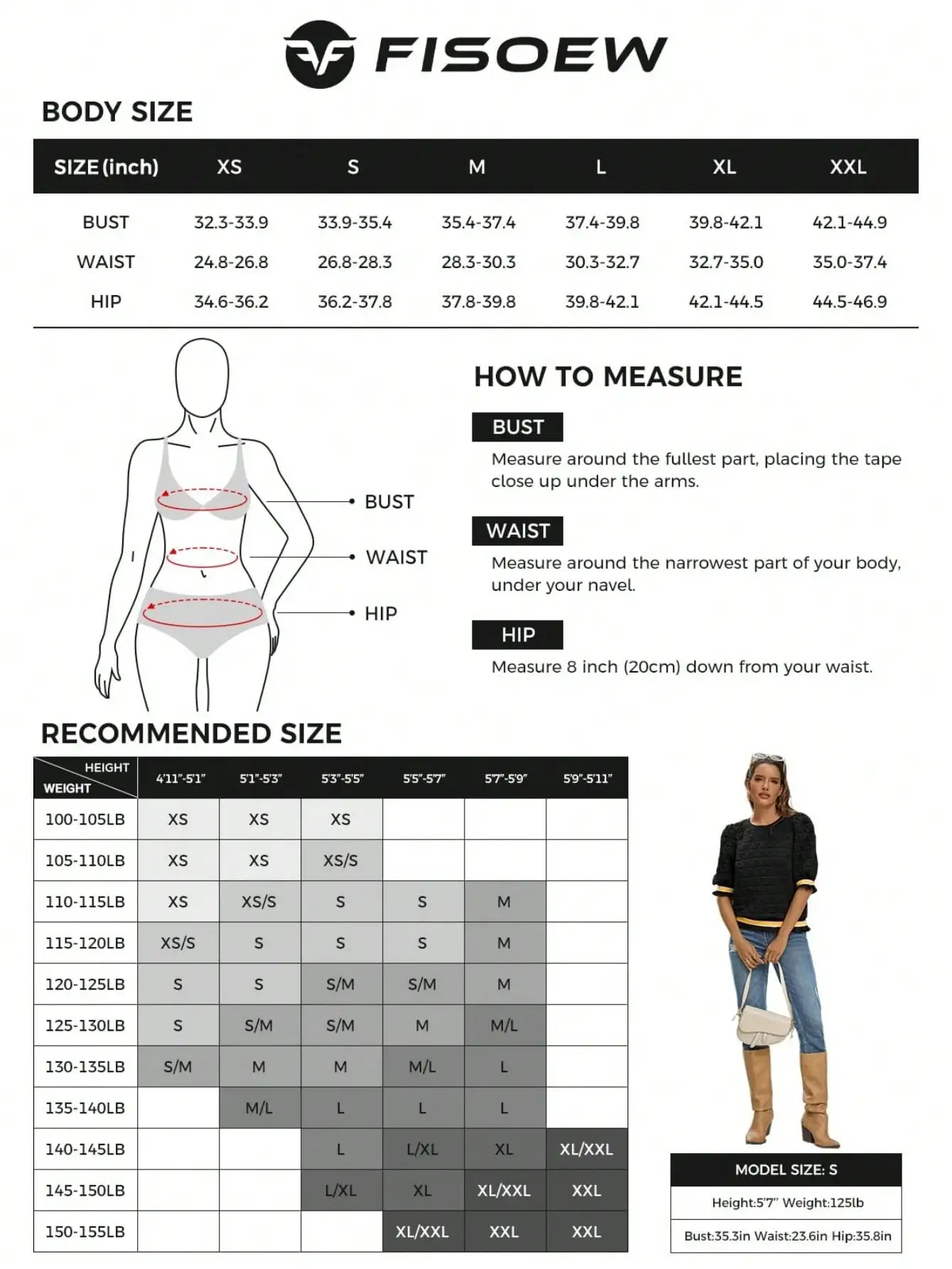 Fisoew Top tipo jersey corto con estampado acolchado para mujer, sudadera informal con cuello redondo y manga acampanada y dobladillo con volantes