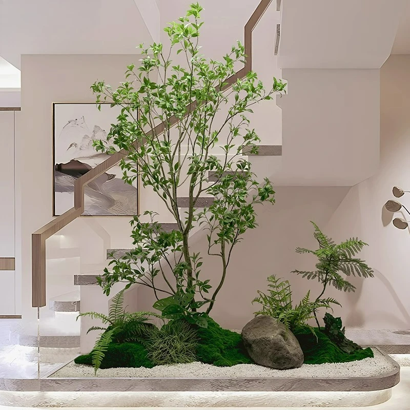 

Customizable Simulation Horse Drunken Wood Interior Landscaping Green Plants Plant Decoration