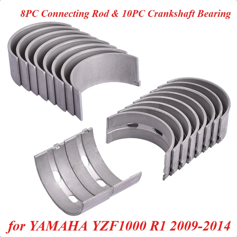 

36mm 14B-11416-00-00 Motorcycle Engine Connecting Con Rod Crankshaft Tile Bearing for YAMAHA YZF1000 R1 2009-2014