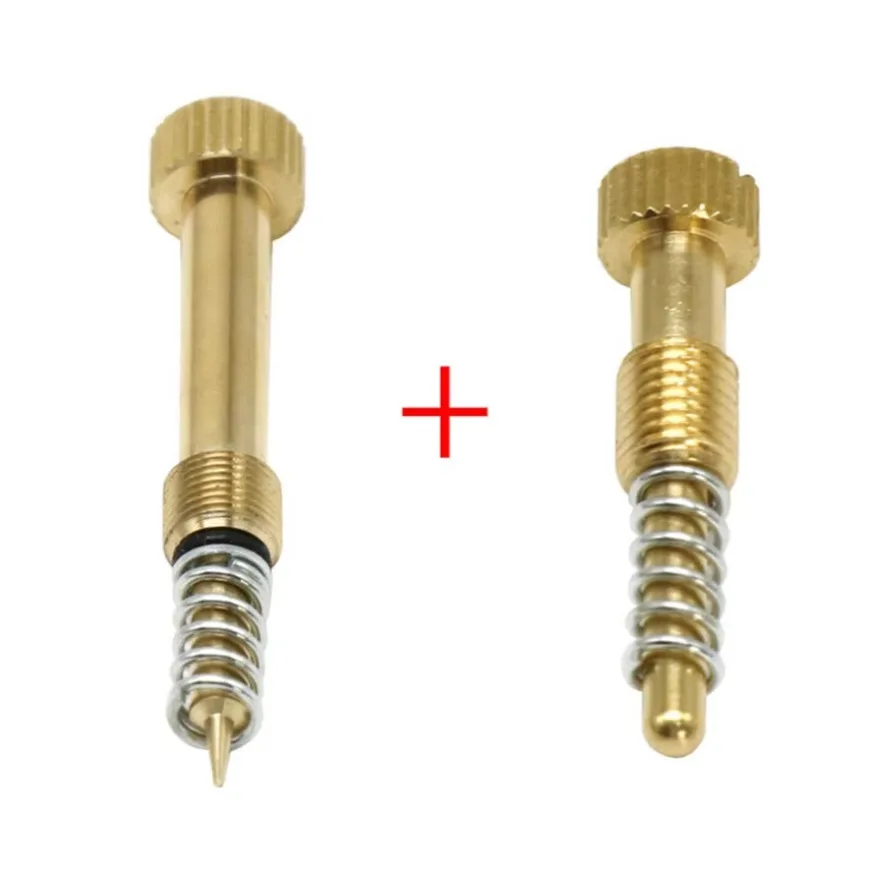 Motorcycle Carburetor Air Adjusting Screw IdleMixture Fuel Ratio Screw fit For Mikuni VM22 Carburetor Air Fuel Mixture Screw 2x