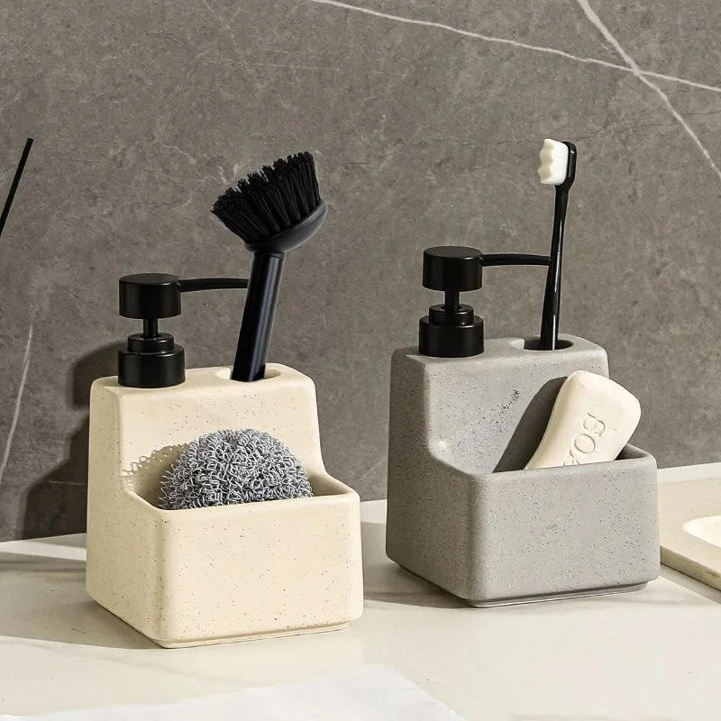 kitchen-ceramics-soap-dispenser-clean-brush-liquid-dispensing-bottle-storage-hand-sanitizer-press-bottle-bathroom-accessories