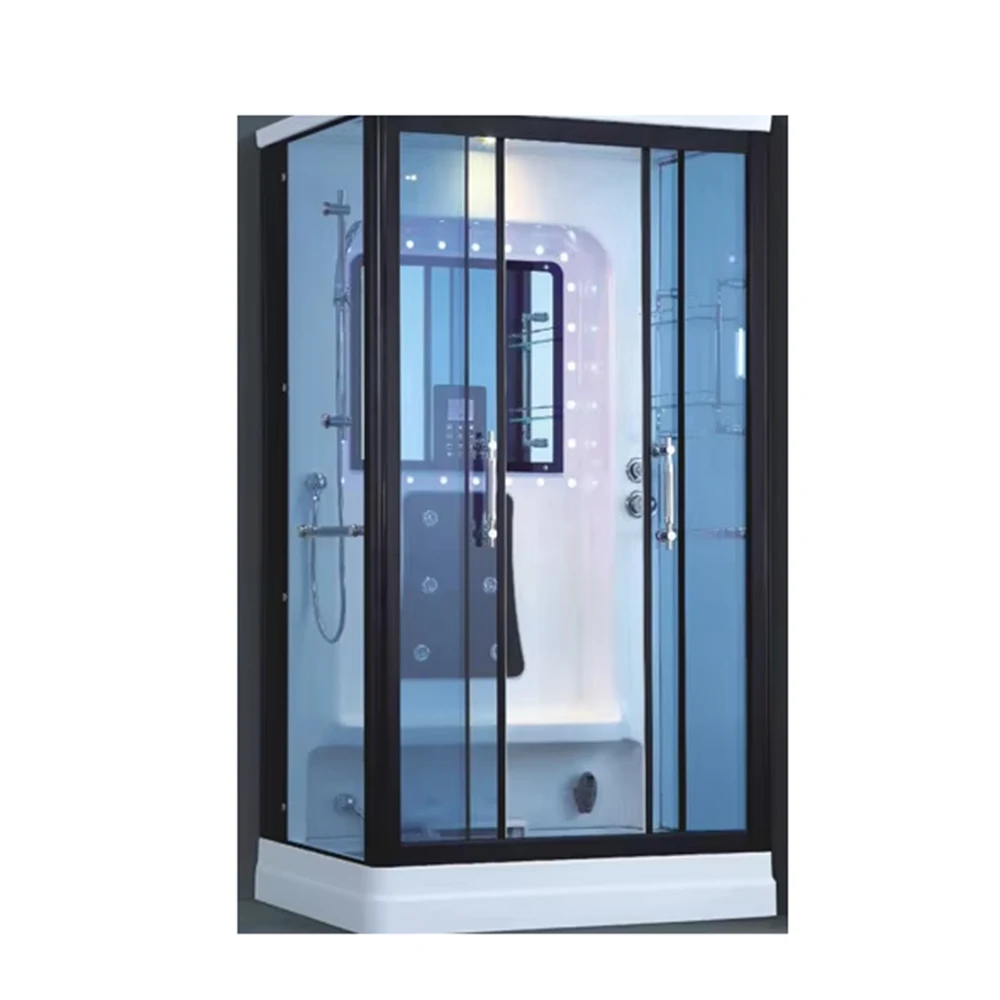 1200X900X2150mm الفاخرة البخار دش المقصورة الحمام دش الضميمة متعددة الوظائف غرفة ساونا الرطب A-011 #6