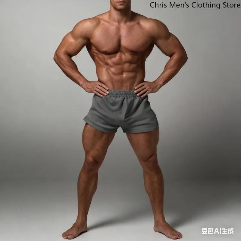 Fitness and Leisure Sport Shorts  [Limited-time Special Offer] Summer Men's Casual Shorts Simple Solid Style Multi-Purpose Pants - Image 5