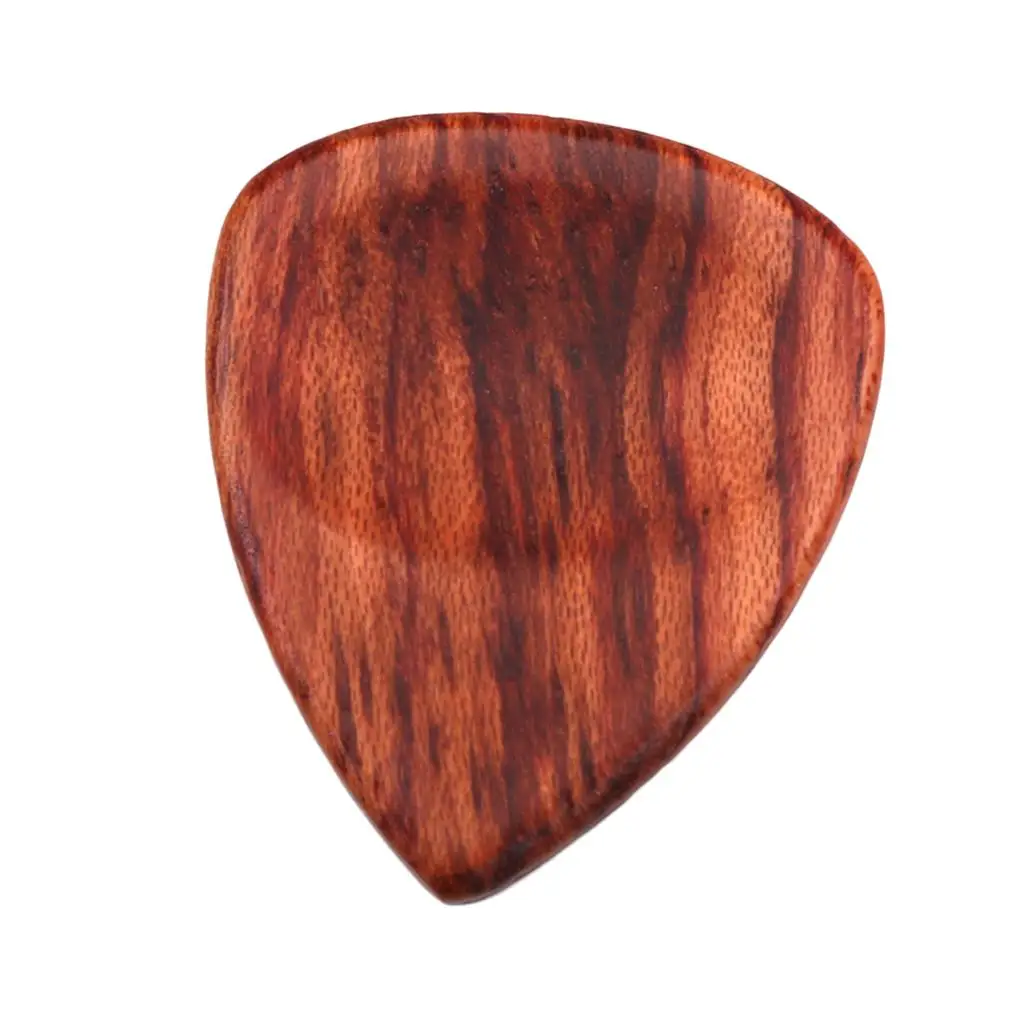 Rosewood Heart Shaped Guitar Pick Plectrums for Perform Musical instruments