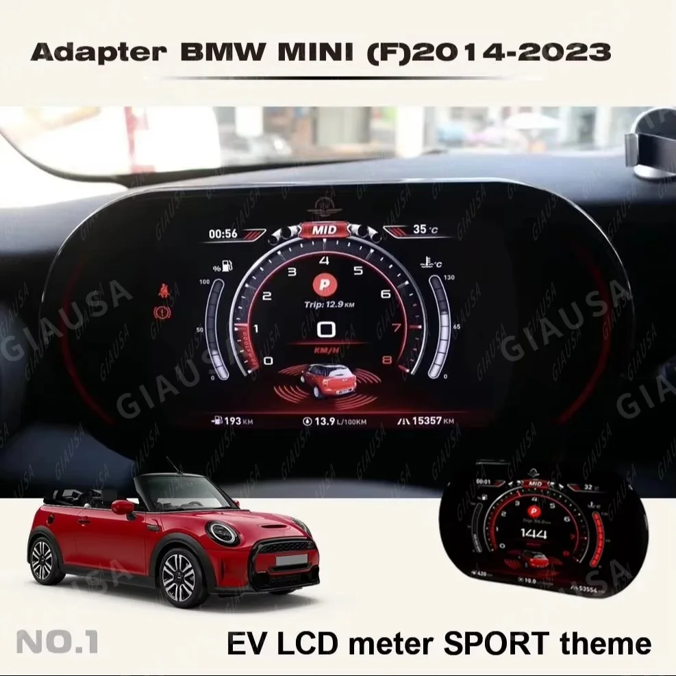 

For BMW Mini Cooper F Series F54 F56 F60 2015+ Car LCD Instrument Cluster Digital Dashboard Pannel Speedometer Player Head Unit