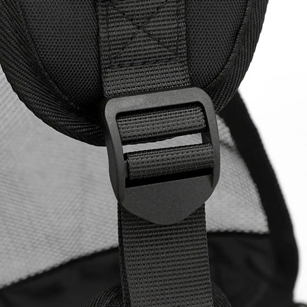 Black Reflective Running Vest Bag Breathable Streetwear Climbing Backpack Large Capacity Casual Front Chest Pack Cycling