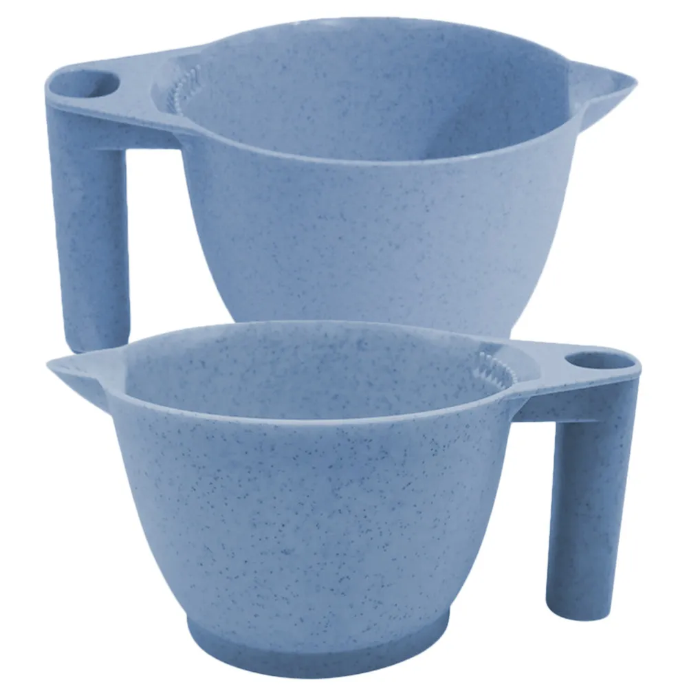 

Набор из 2 прочных мисок для окрашивания волос, многоразовые миски для смешивания краски для использования в салоне или дома