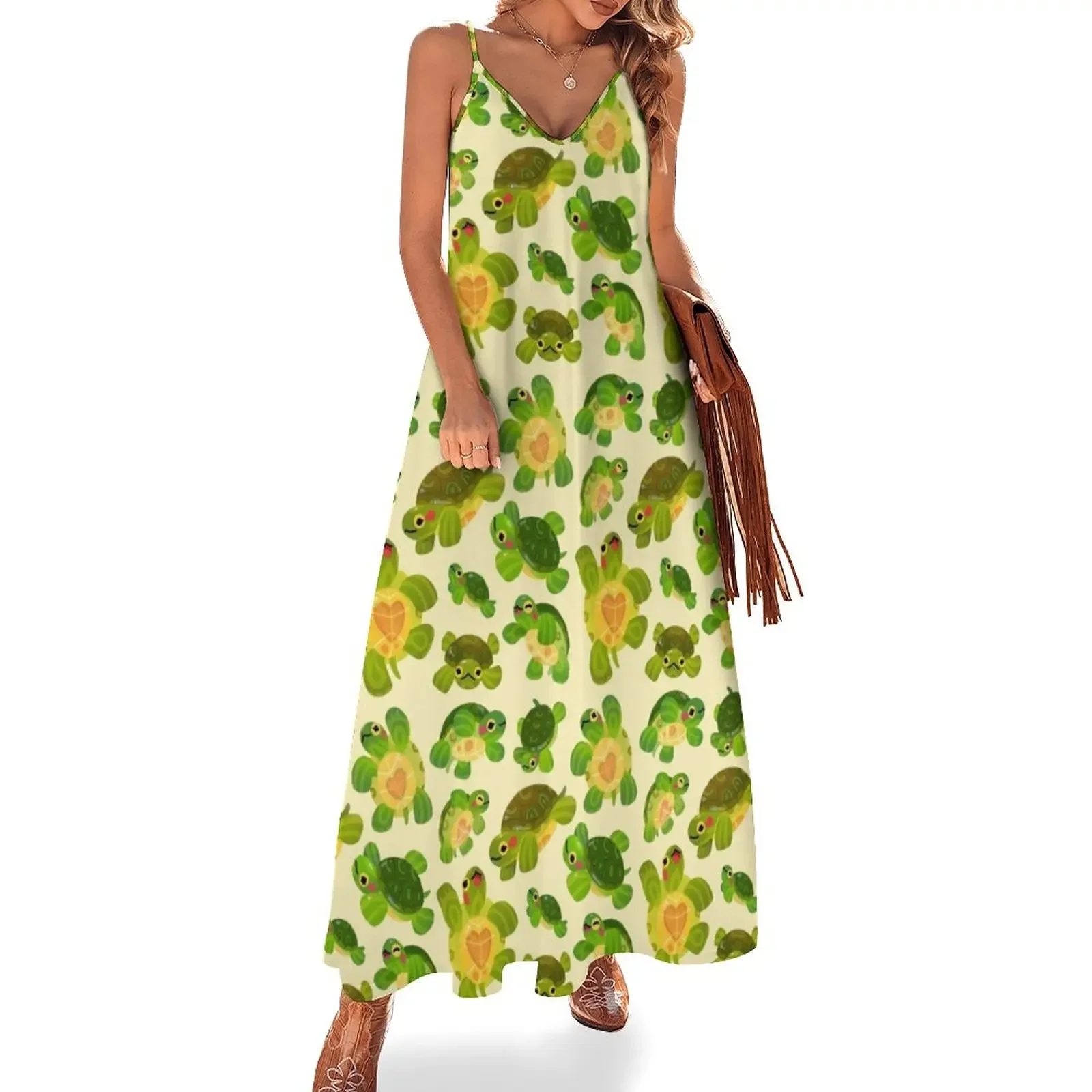 

Red-eared slider Sleeveless Dress Women dresses summer womans clothing women's summer clothing 2025 birthday dress Dress