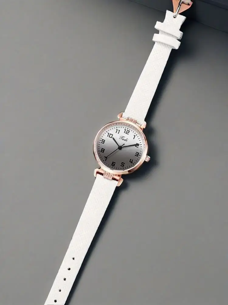 

1 шт./компл. женские часы, женский простой и модный цифровой ремень, кварцевые студенческие часы, женские часы