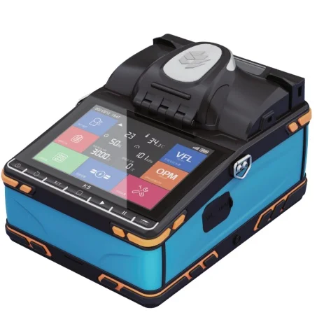 K5  fusion Splicer  6 Motor Core Alignment Mini Splicing Machine Optical Fiber Ftth Welding  Equipment for Telecom