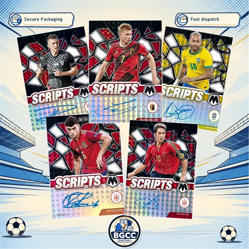 DIY  Homemade Football collection card FIFA World Cup  Neymar Messi Mbappe Pedri Silver Panini Mosaic Circles series