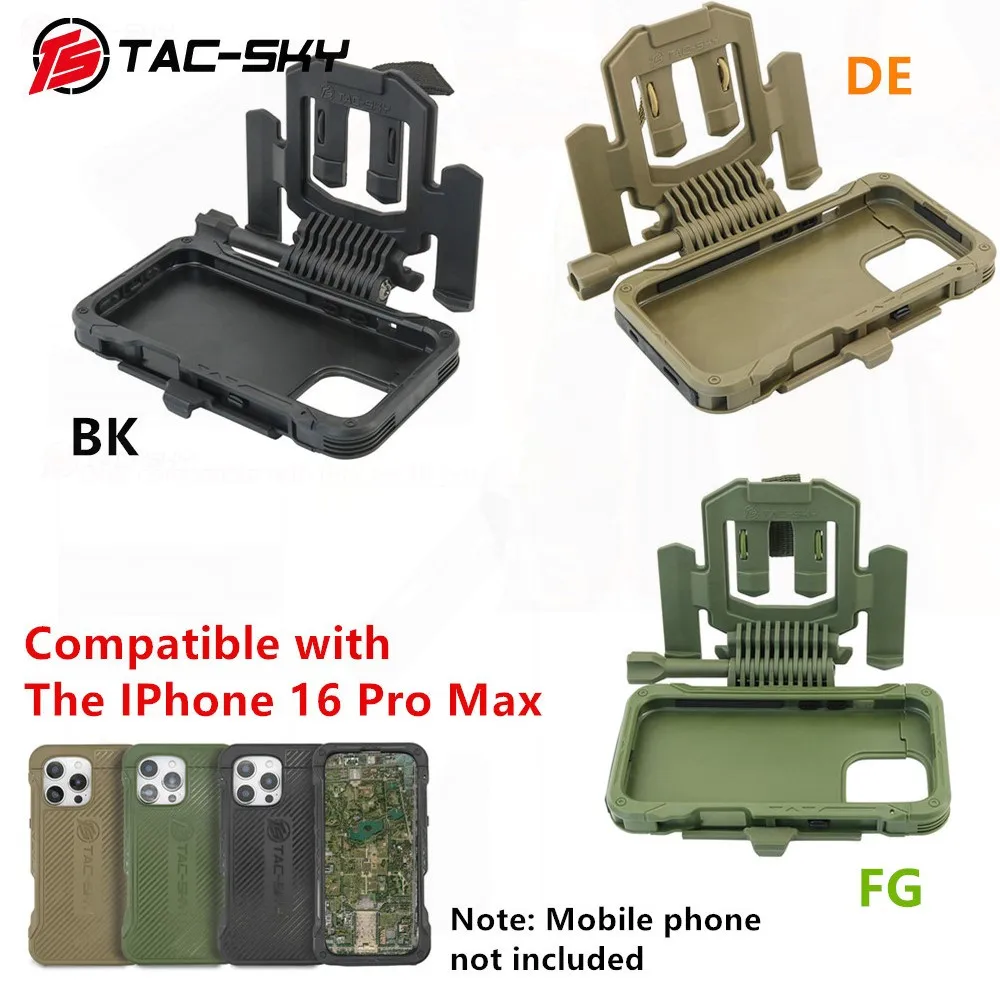 

Tactical Airgun Hunting and shooting Outdoor Tactical Equipment Mobile Phone Case Set, Compatible with The IPhone 16 Pro Max