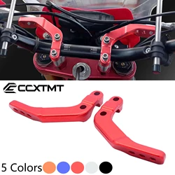 Motorcycle CNC Handguard Bracket 22mm 28mm Handlebar Retrofit Support Hand Guard Clamp For KTM Honda Yamaha Kawasaki Suzuki BWM