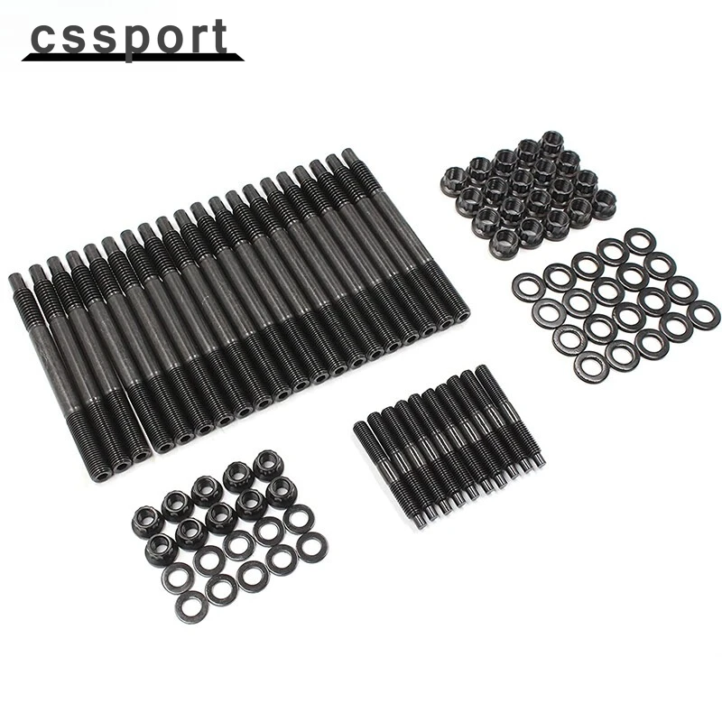 

Комплект болтов шпилек головки для Chevy GM 4.8L 5.3L 5.7L 2004-2020 гг. 6,0L 6,2L 7,0L