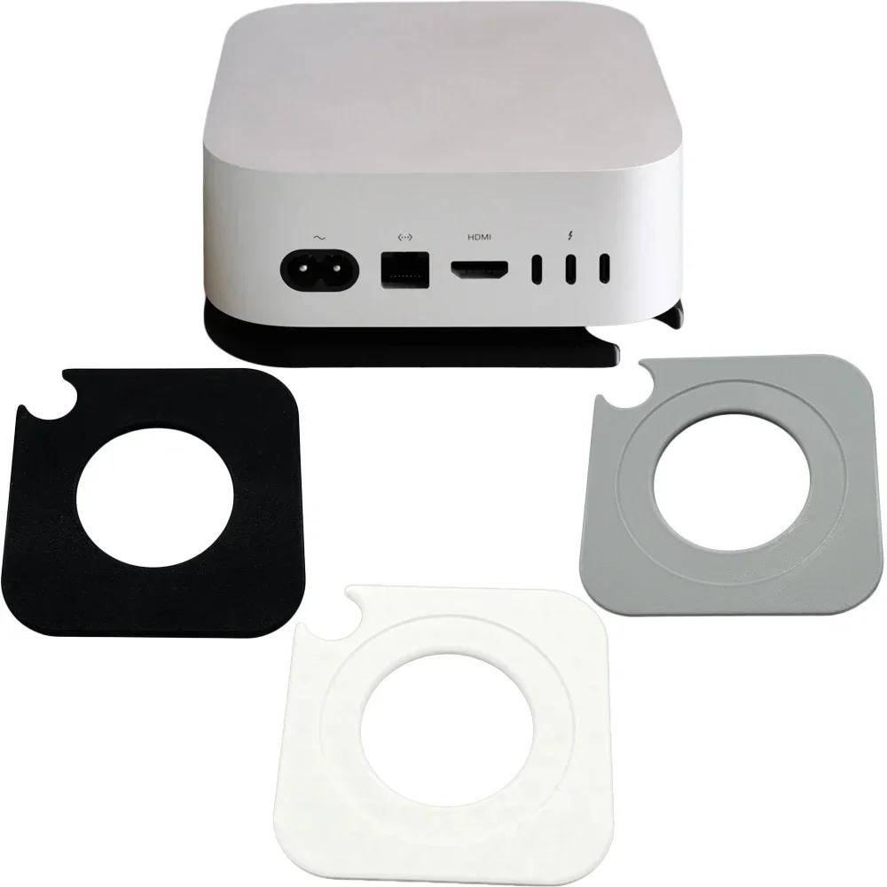 3D Printed Dustproof Base for Mac Mini M4 2024 Anti Slip Bracket Cooling Base DIY Accessories, Cooling Bracket Stand