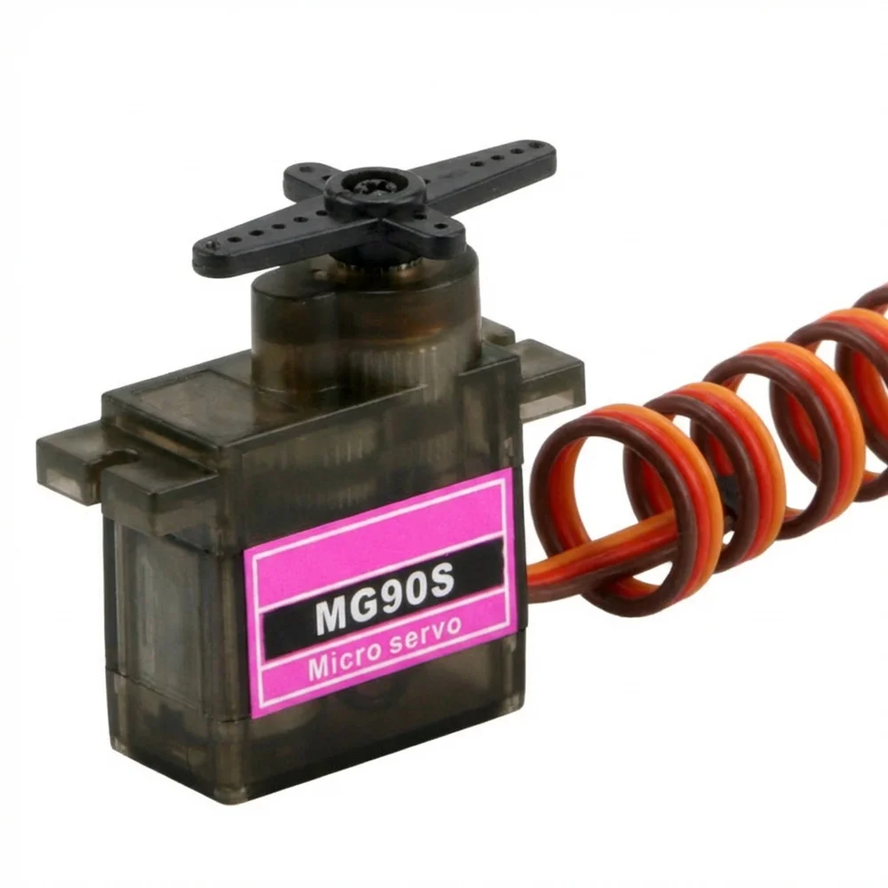 MG90S 9g Metal Gear Micro Servo 2PCS 2.2kg Torque | Replacement Part for RC Airplane Robot Arduino