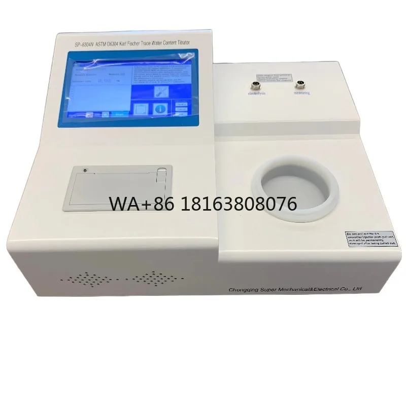 ASTM D1744 D4928 D6304 D1533 Titrator for Determination of Water in Liquid Petroleum Products by Karl Fischer Reagent