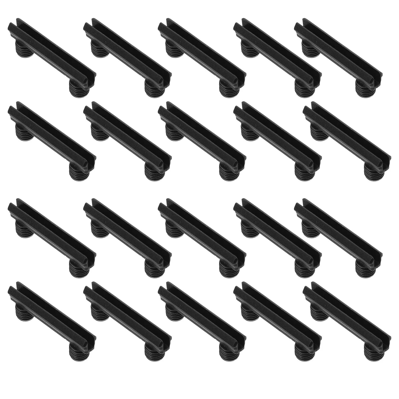 20Sets Plastic Shelf Connector Hidden Board Fastener Shelf Aligning Clip for Cube Storage Modular Shelving Plastic Panel