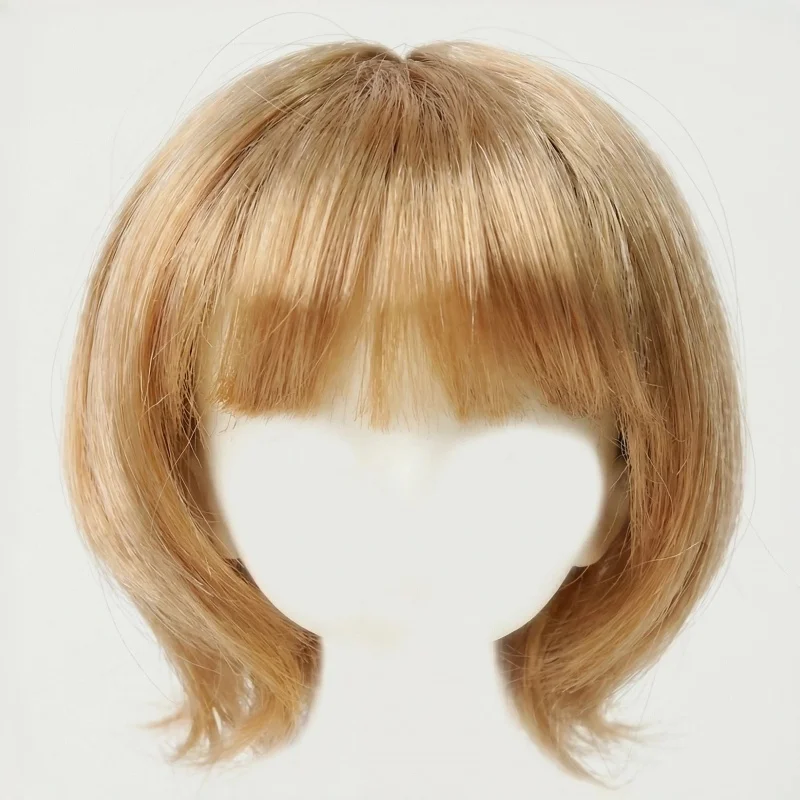 Jusuns  QBaby Blythes Wig  JD190 9-10inch 10-11inch  Short Smart Wave Cut Synthetic Mohair BJD Hair Porcelain doll Accessories