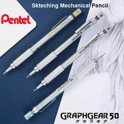 Pentel Mechanical Pencil GraphGear 500 Non-Breakable Lead Auto Pencils Professional Art Comic Drawing Pen School Useful Supplies