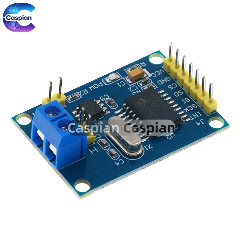 MCP2515 CAN Bus Module TJA1050 receiver SPI For 51 MCU ARM controller