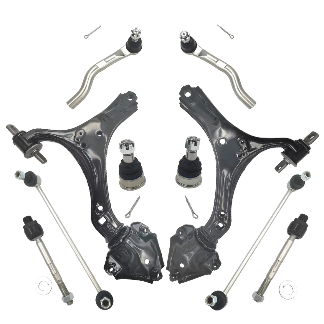 

AzbuStag 10Pcs Front Lower Control Arm Tie Rod Sway Bar End Link Suspension Kit for Honda Accord 2013 2014 2015 2016 2017