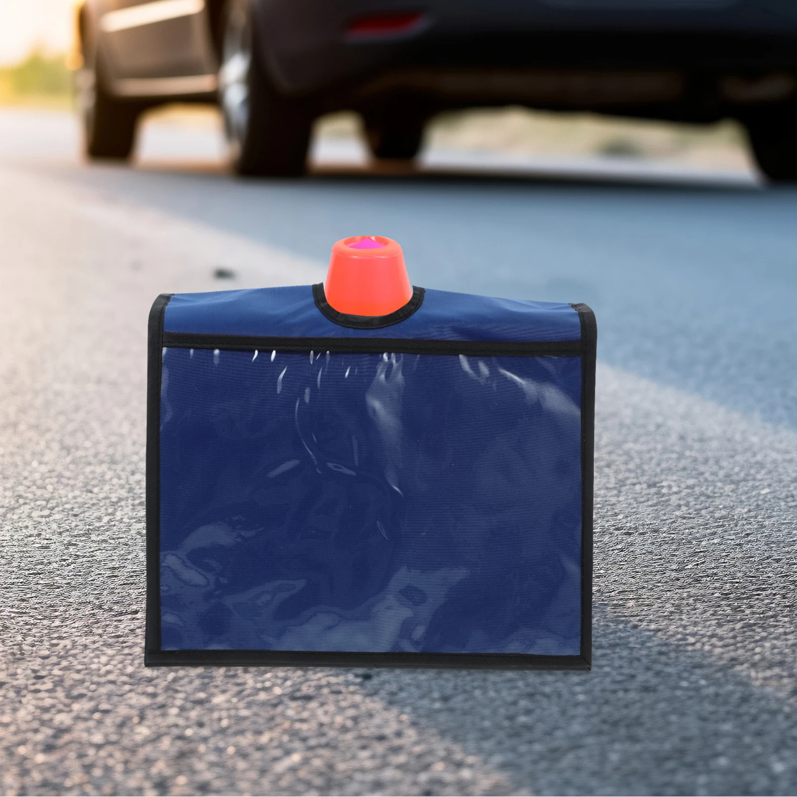 

Pocket Traffic Cone Sleeve Cover For Construction Site Sports Training Safety Warning Sign Outdoor Accessory Car Parking