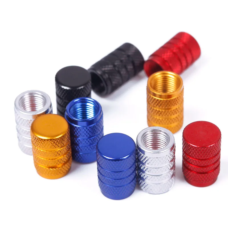 4Pcs Bike Wheel Tire Covered Car Motorcycle Truck Universal Tube Tyre Bicycle AV SV American AIR Valve Cap Dustproof 5 Colors