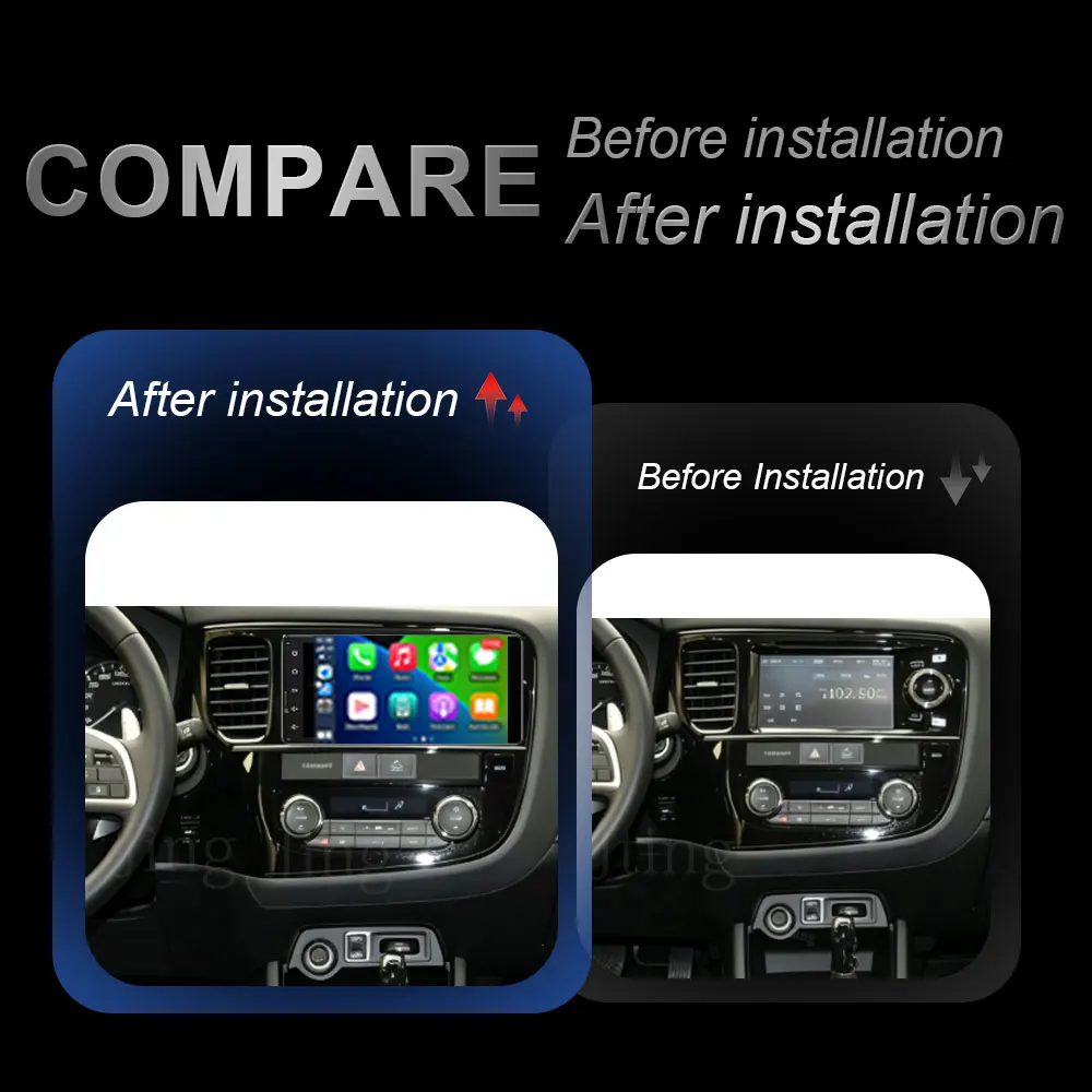 7 inch for  Mitsubishi  Outlander 3 GF0W GG0W 2014 - 2018  Android Auto Car Radio Mutimedia Player GPS Navigation Bluetooth 4G