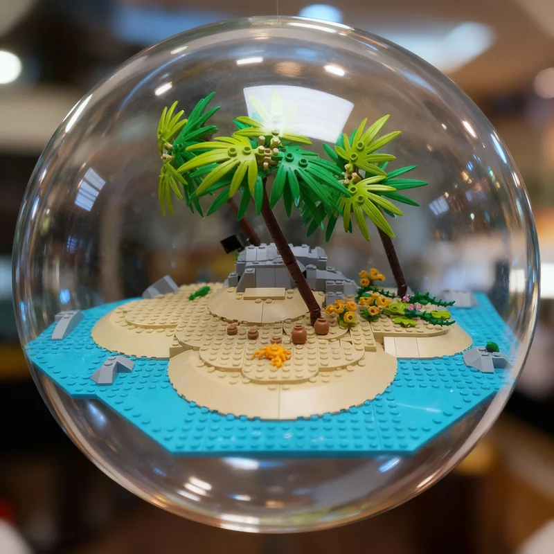 

Набор для сборки модели CUUSOO «Остров сокровищ» (307 деталей), конструктор, архитектурная игрушка, рождественский подарок, развивающая идея для творчества