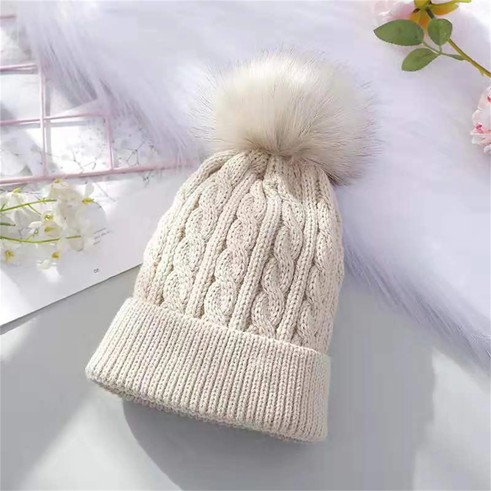 Baby Hat Sun Protection Girl Infant Baby Girls Boys Soft Warm Knit Hat Kids Winter Hat With Fleece Hood Cap шапка для малыша